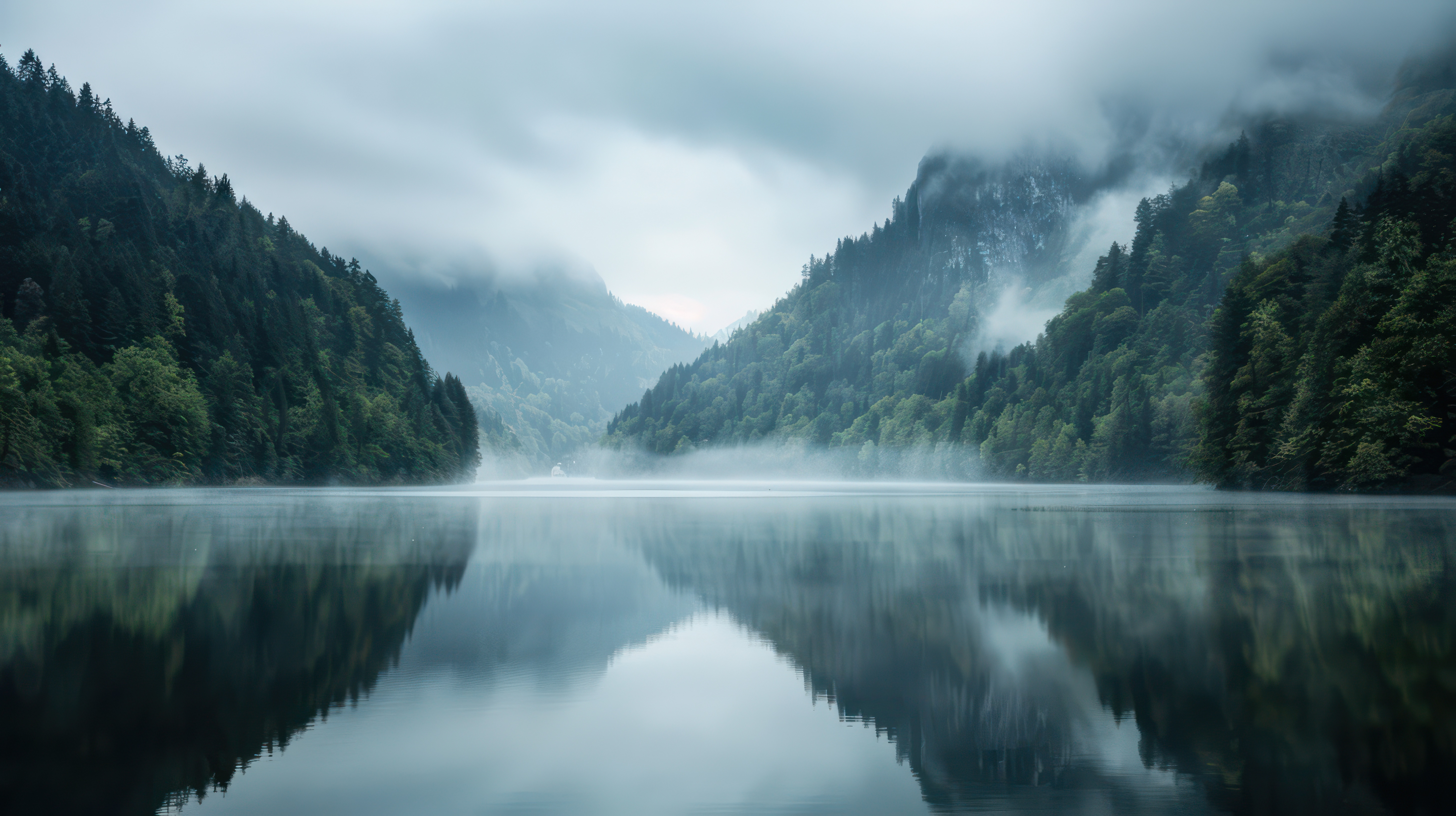 Forest landscape background